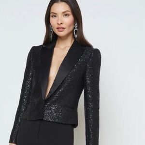 L’AGENCE Scarlet tweed sequin blazer
L'AGENCE size 6